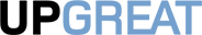 UPGreat Logo freigestellt zur Illustration auf Medienjobs